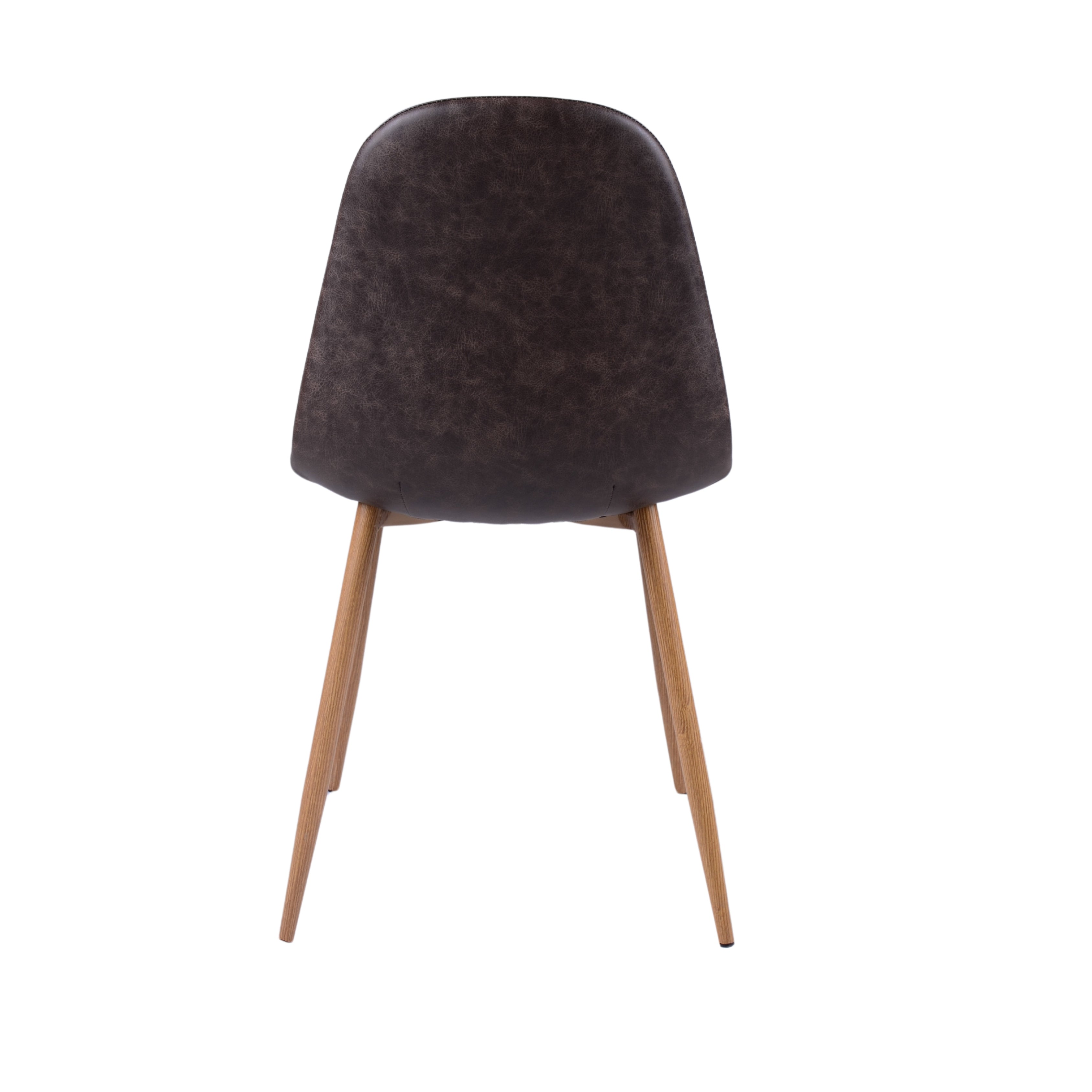 Charlton Vintage Brown Pu Dining Chairs
