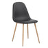 Charlton Black Pu Dining Chair