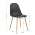 Charlton Black Pu Dining Chair