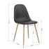 Charlton Black Pu Dining Chair