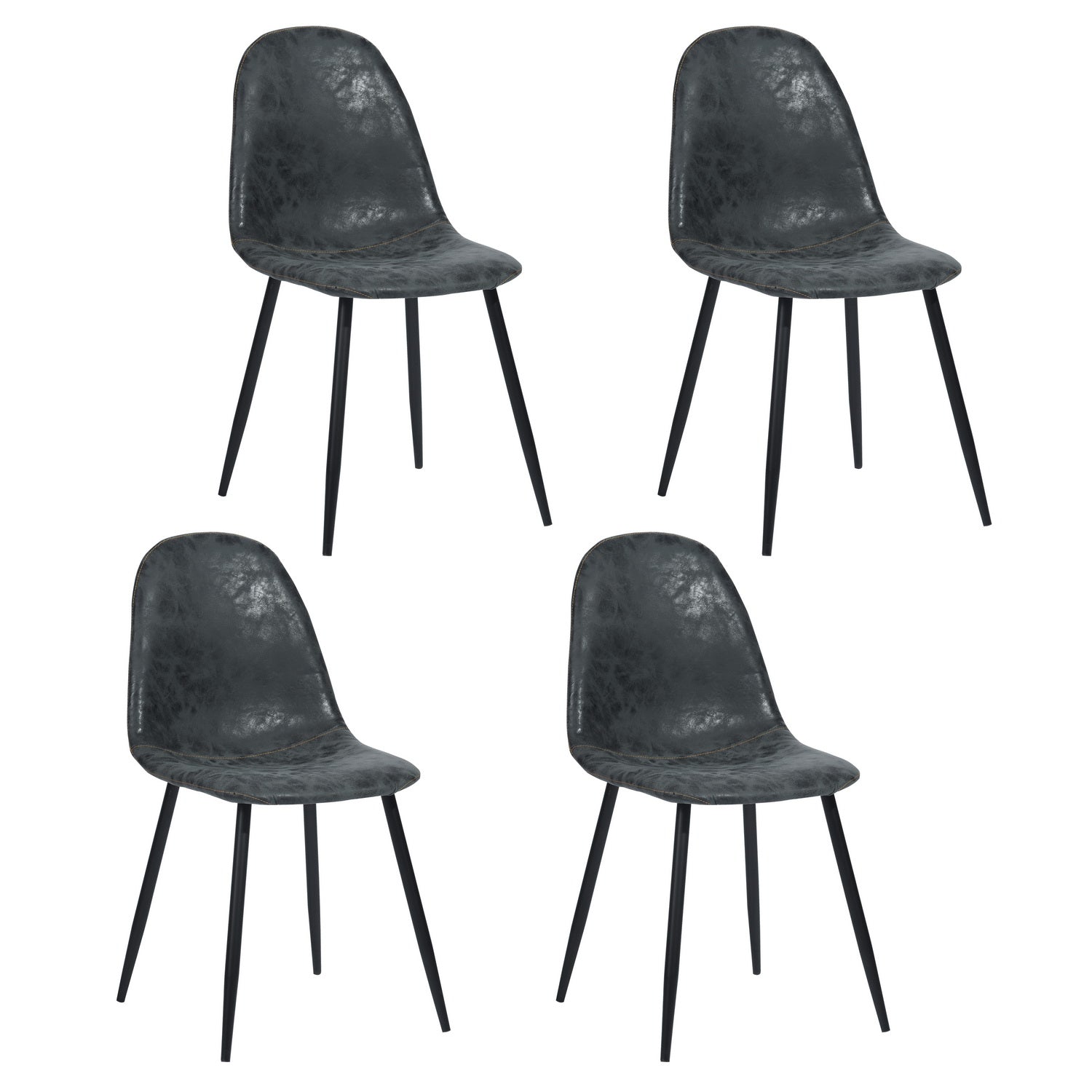 Charlton Vintage Black Dining Chair