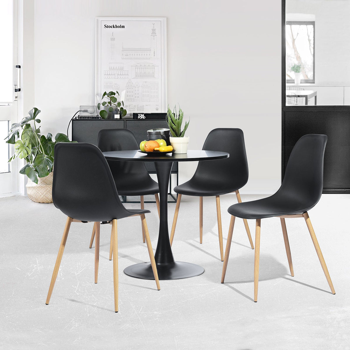 Charlton Black Pp Dining Chair