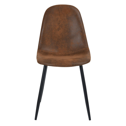 Charlton Suede Brown Dining Chair