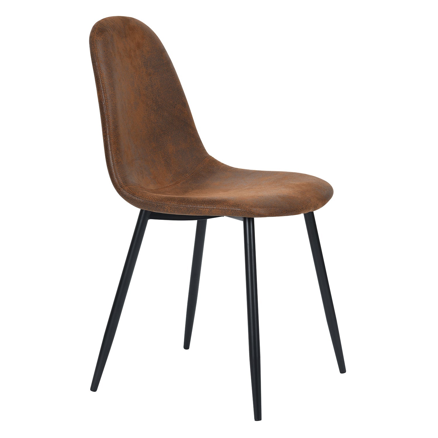 Charlton Suede Brown Dining Chair