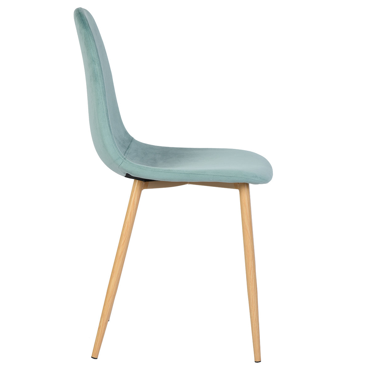 Charlton Velvet Aqua Dining Chair(Set Of 4)