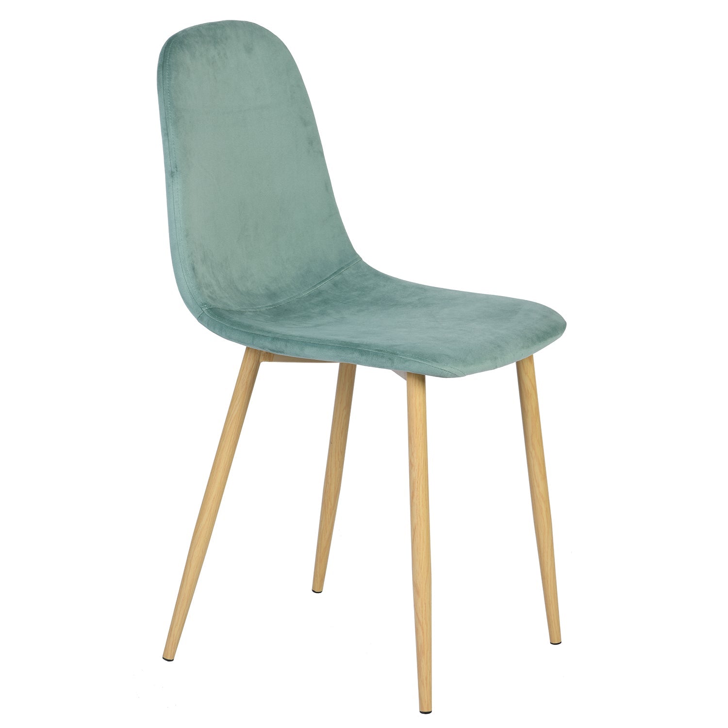 Charlton Velvet Aqua Dining Chair(Set Of 4)