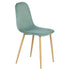 Charlton Velvet Aqua Dining Chair(Set Of 4)
