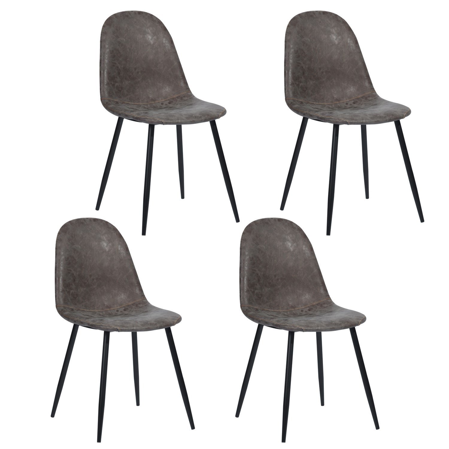 Charlton Vintage Black Leg Dining Chair