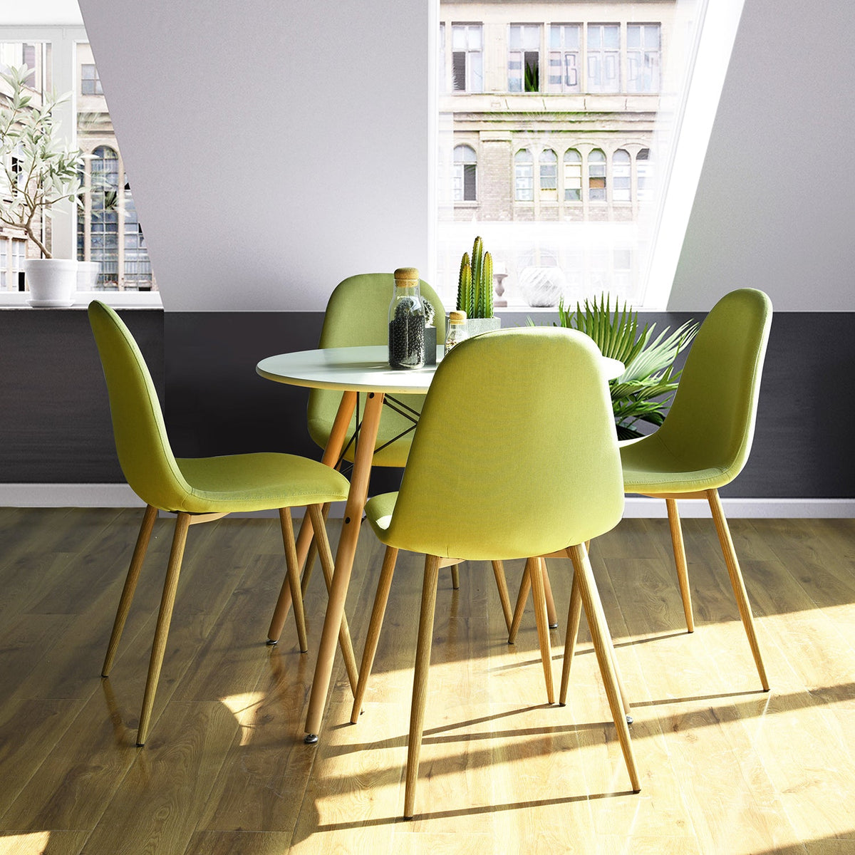 Charlton Yellow Dining Chair