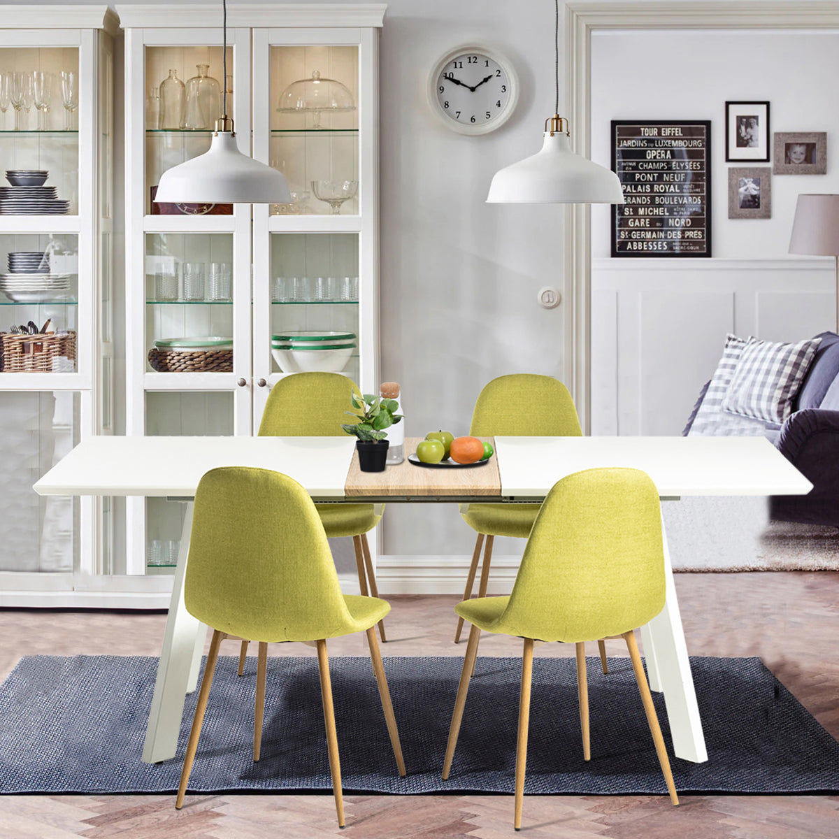 Charlton Yellow Dining Chair