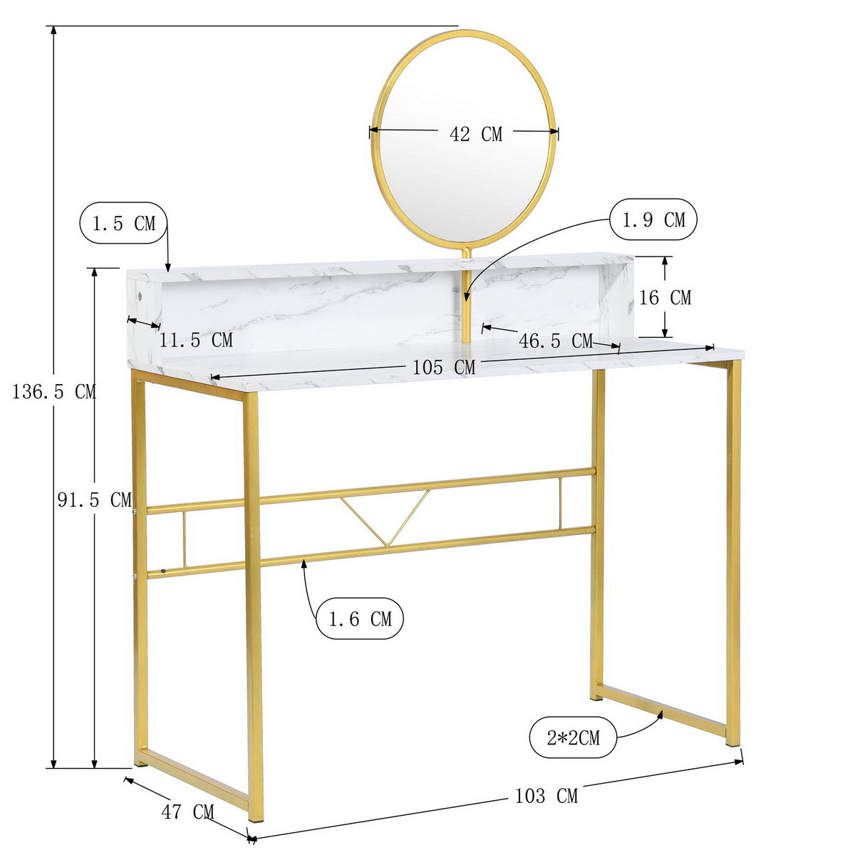 Chasson Makeup Vanities