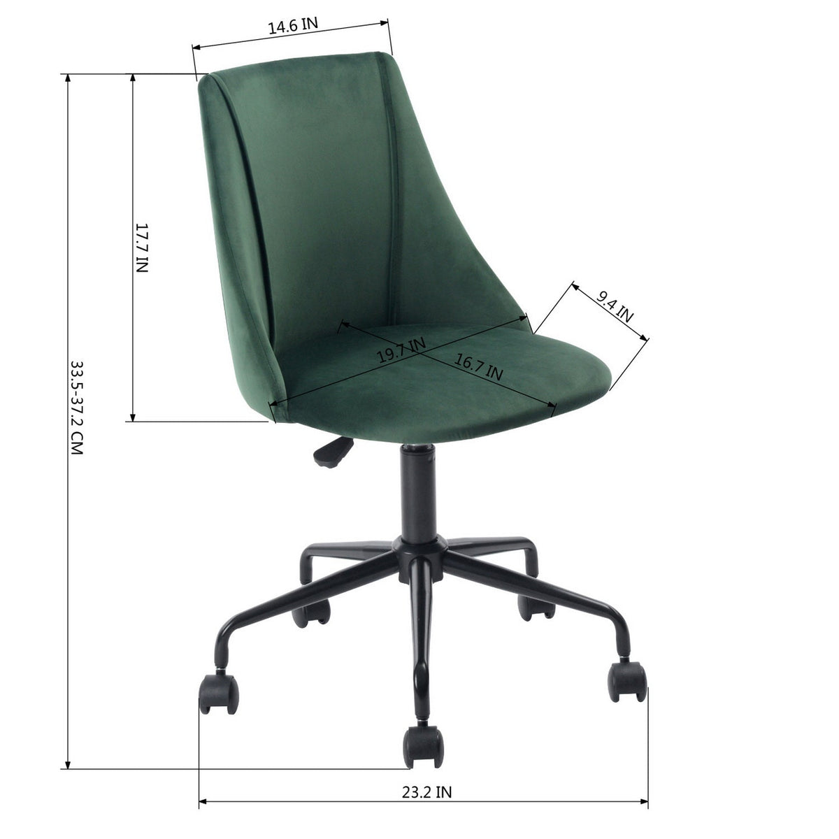 Cian Green Office Chairs