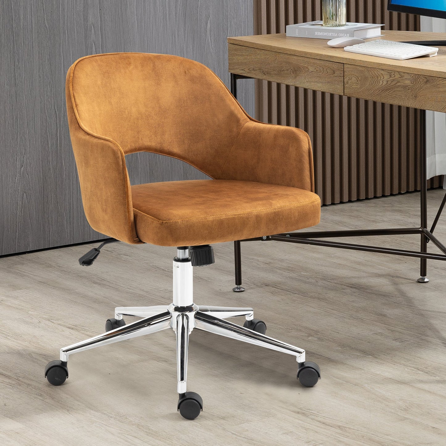 Clarkson Mustand Chrome Office Chairs