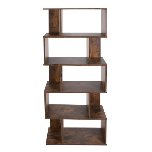 Concord 5 Tiers Vintage Brown A Bookcases