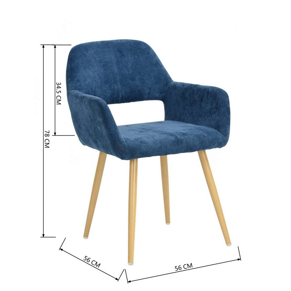 Cromwell Dark Blue Dining Chairs