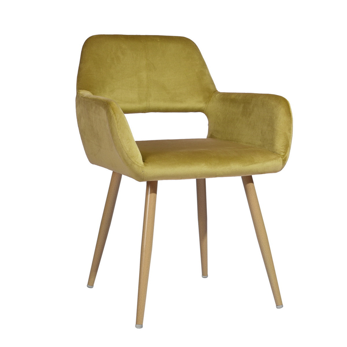 Cromwell Velvet Yellow Ⅰ Dining Chair