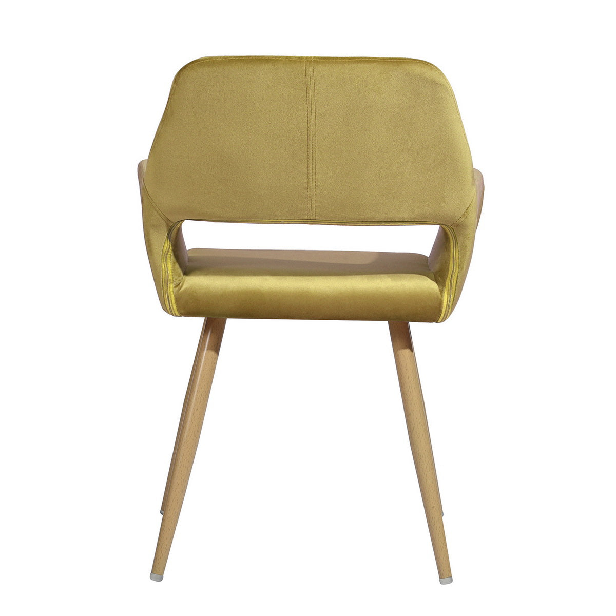 Cromwell Velvet Yellow Ⅰ Dining Chair