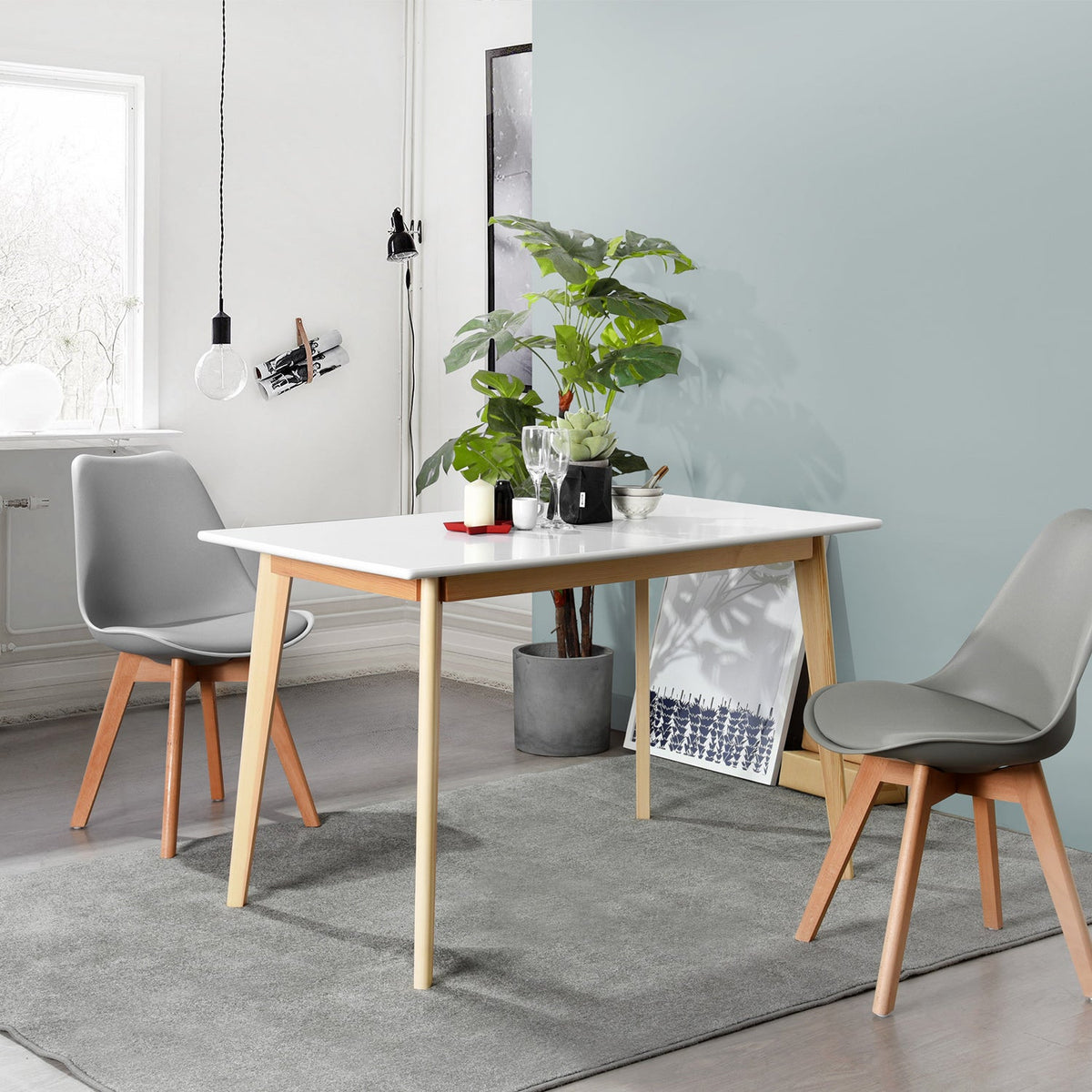 Currency Retangle Wooden Dining Table
