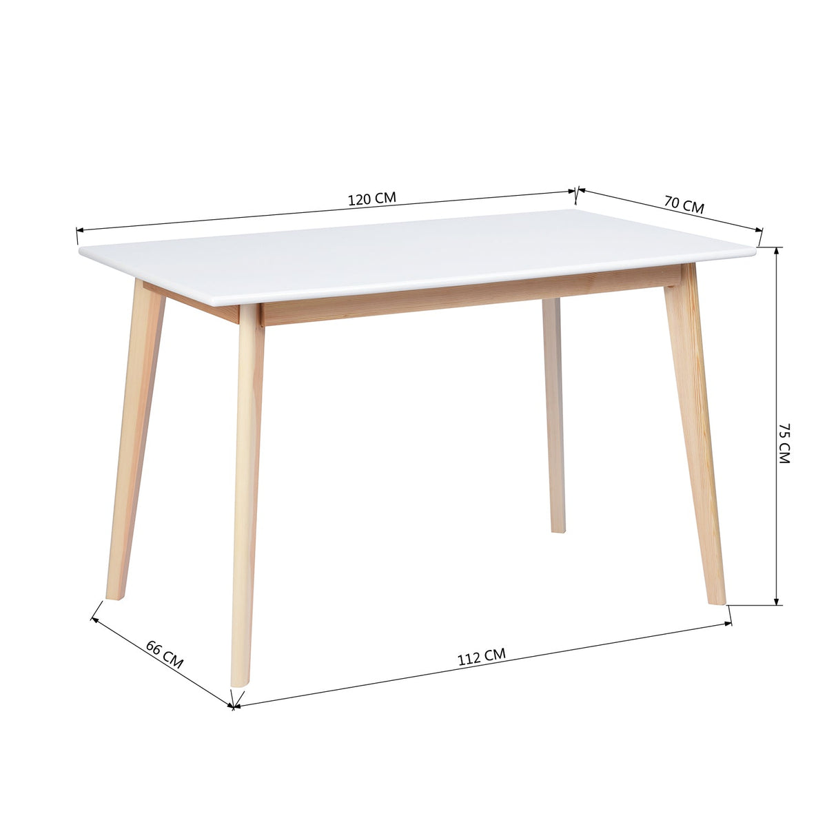 Currency Retangle Wooden Dining Table