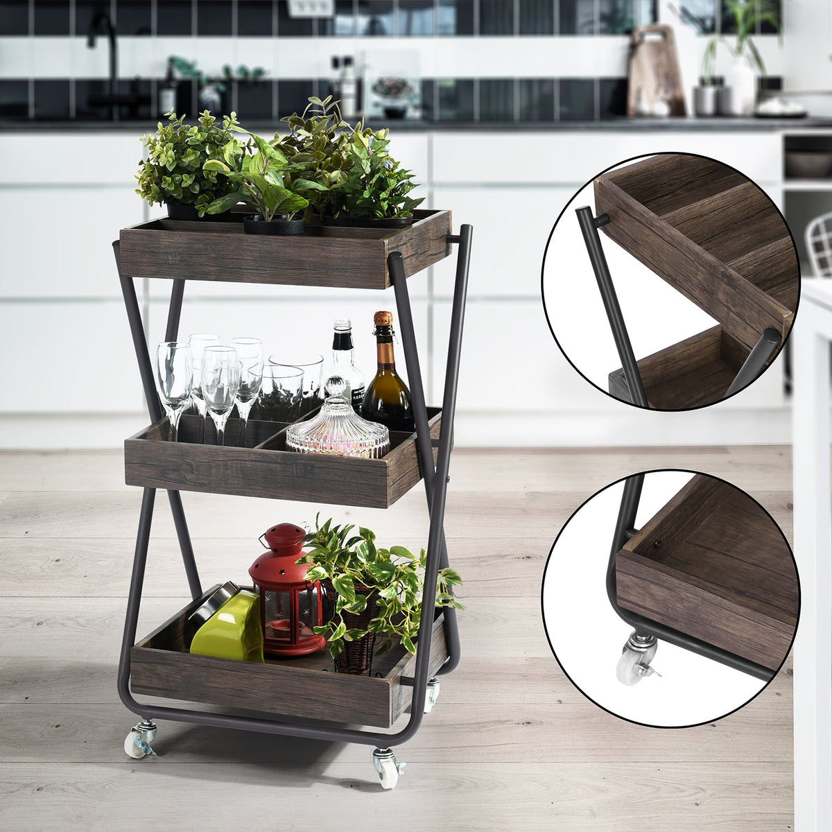 Dacrydium Kitchen Cart
