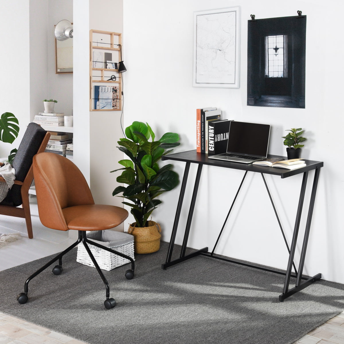 Dazzle Black Office Desk