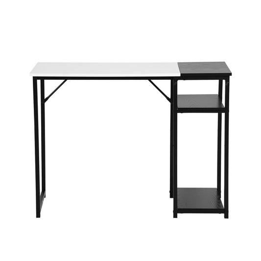 Dembe Shelves 100Cm Black White Desks
