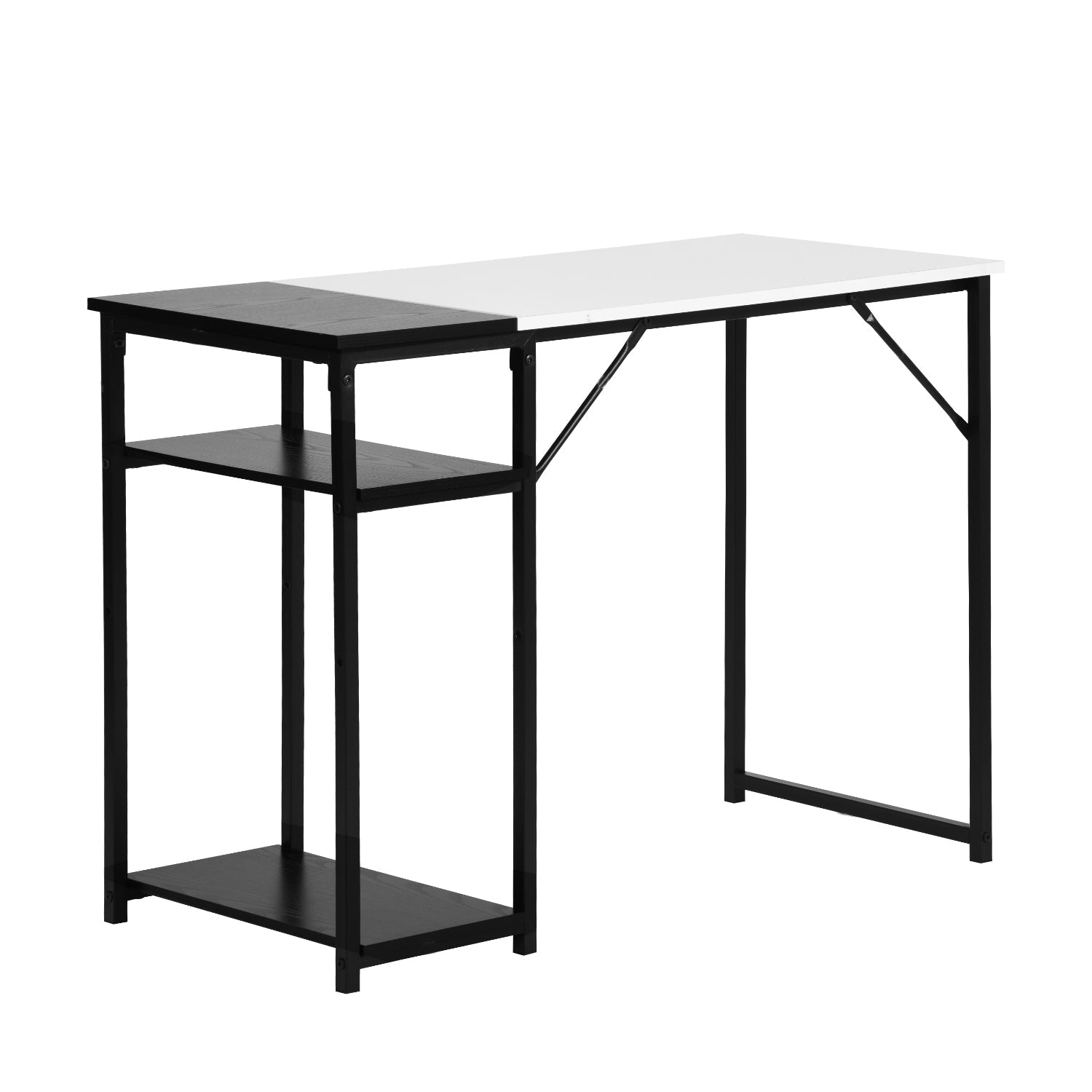 Dembe Shelves 100Cm Black White Desks