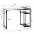 Dembe Shelves 100Cm Black White Desks