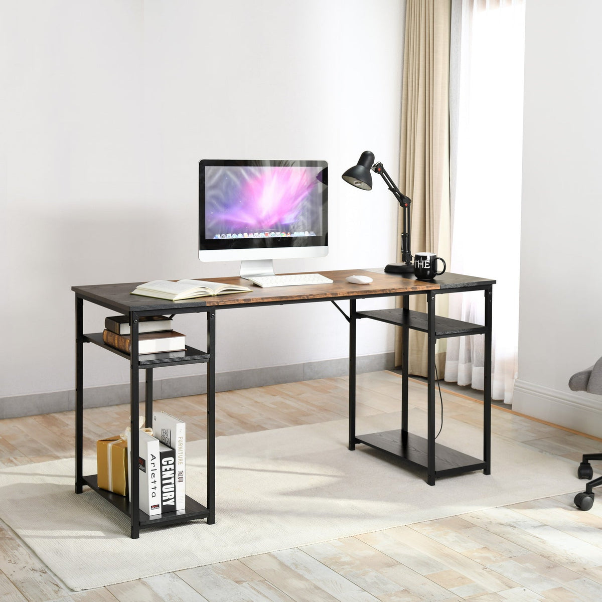 Dembe Shelves Plus 120Cm Desks