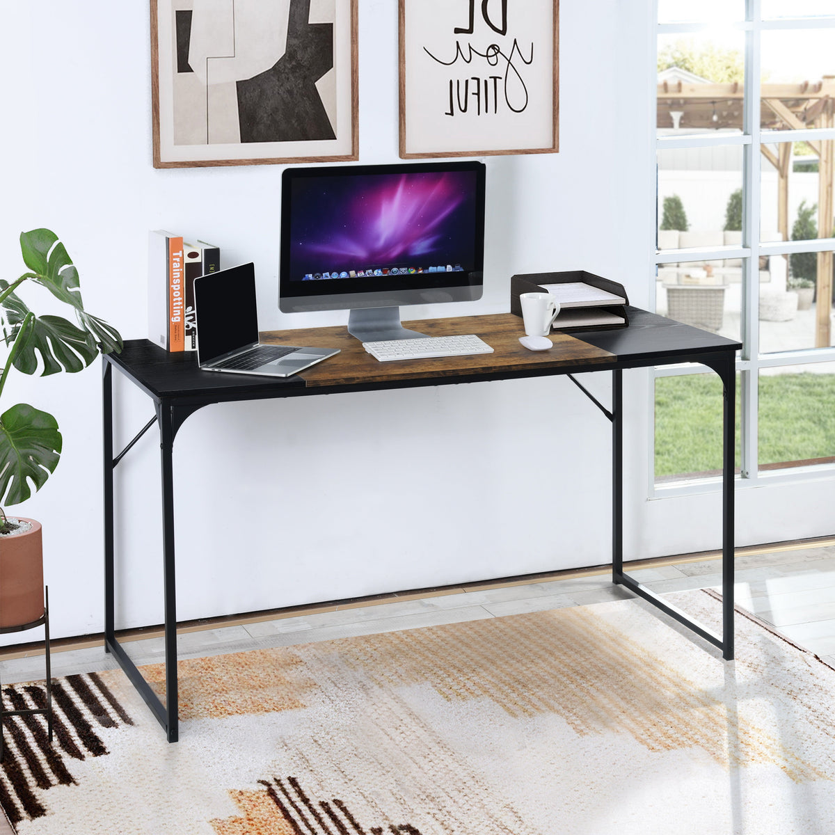 Dembe Vintage Black 140Cm A Desks