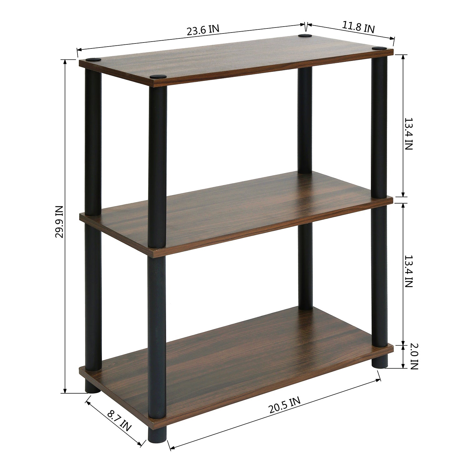 Detoll 3Tier Bookcases