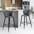 Doncic Bar Chair Gery Bar Stools