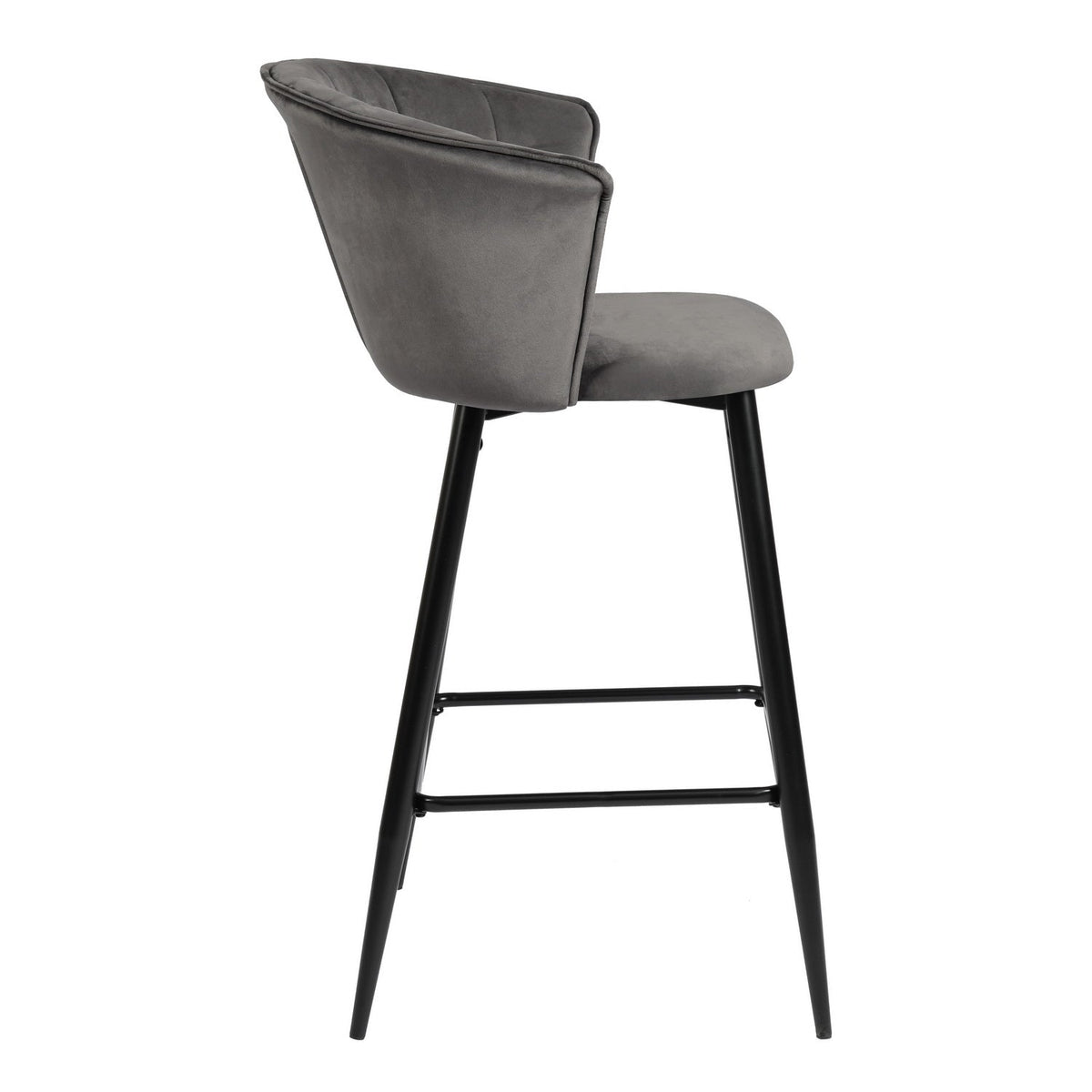 Doncic Bar Chair Gery Bar Stools