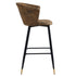 Doncic Bar Chair Suede Dc Dining Chairs