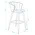 Doncic Bar Chair Suede Dc Dining Chairs