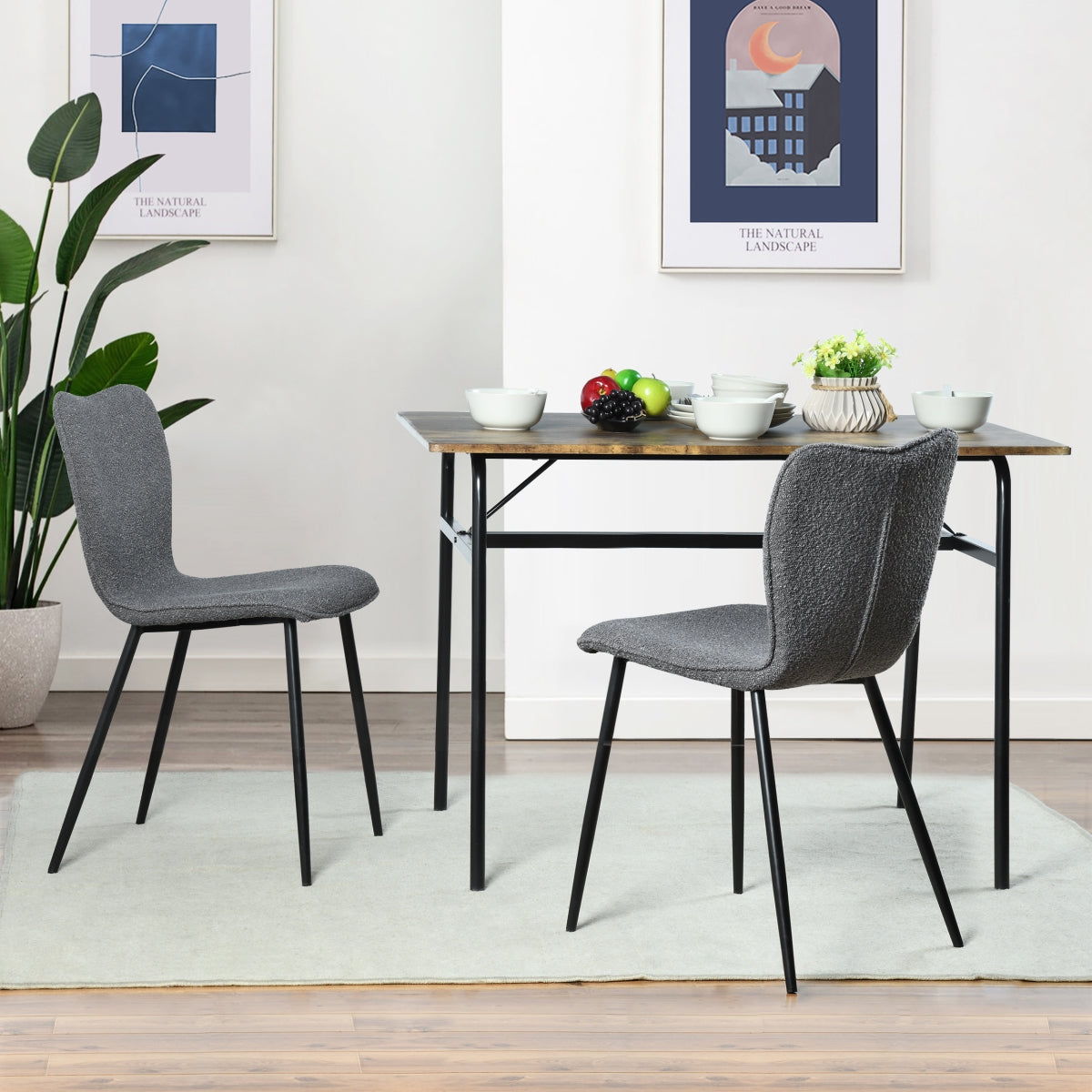 Durso Granular Velvet Dining Chair