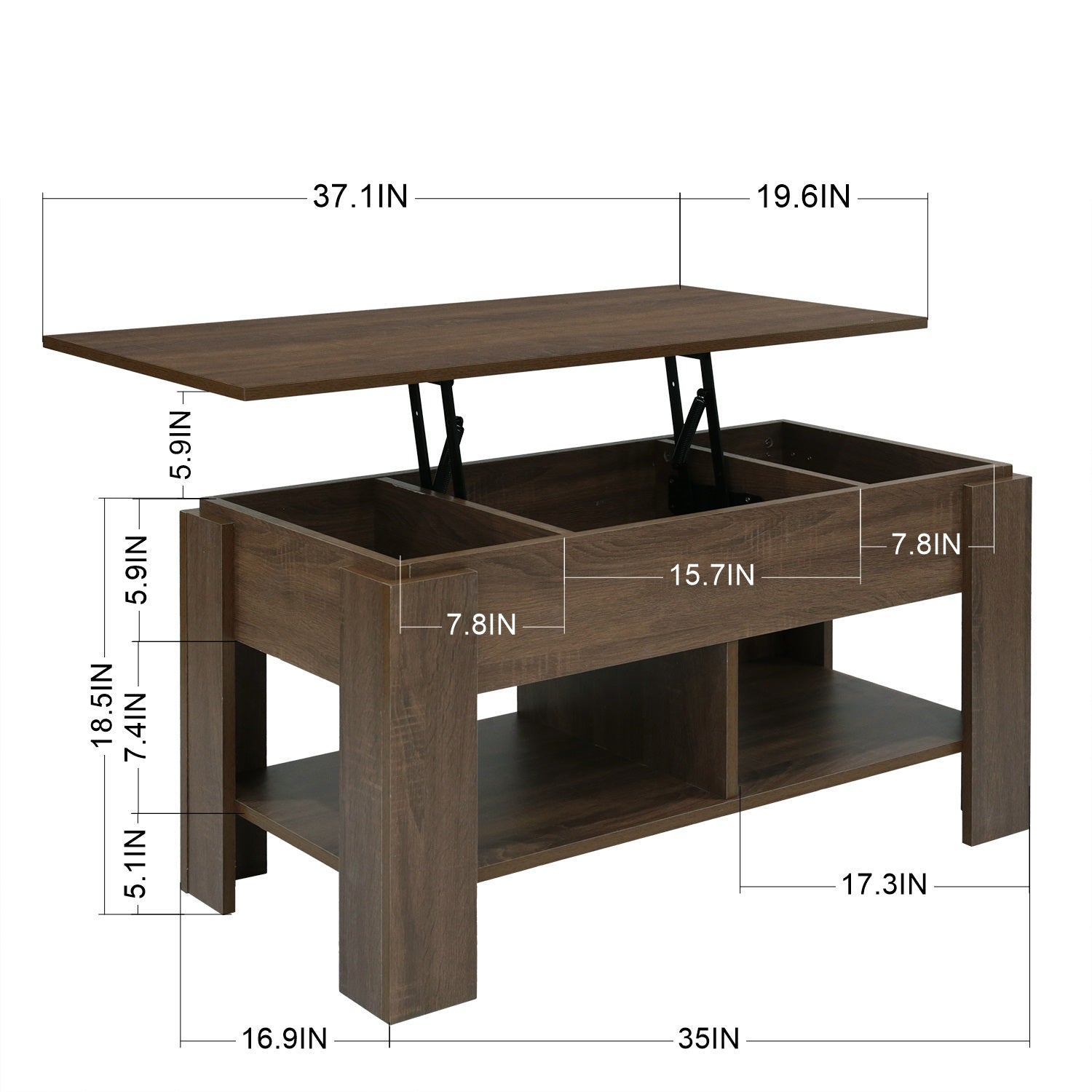 Elot Brown 96 Coffee Tables