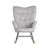 Epping Grey Natural Wood Rocking Chair