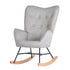 Epping Grey Natural Wood Rocking Chair