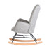 Epping Grey Natural Wood Rocking Chair