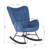 Epping Fabric Accent Chair With Dark Wooden Leg