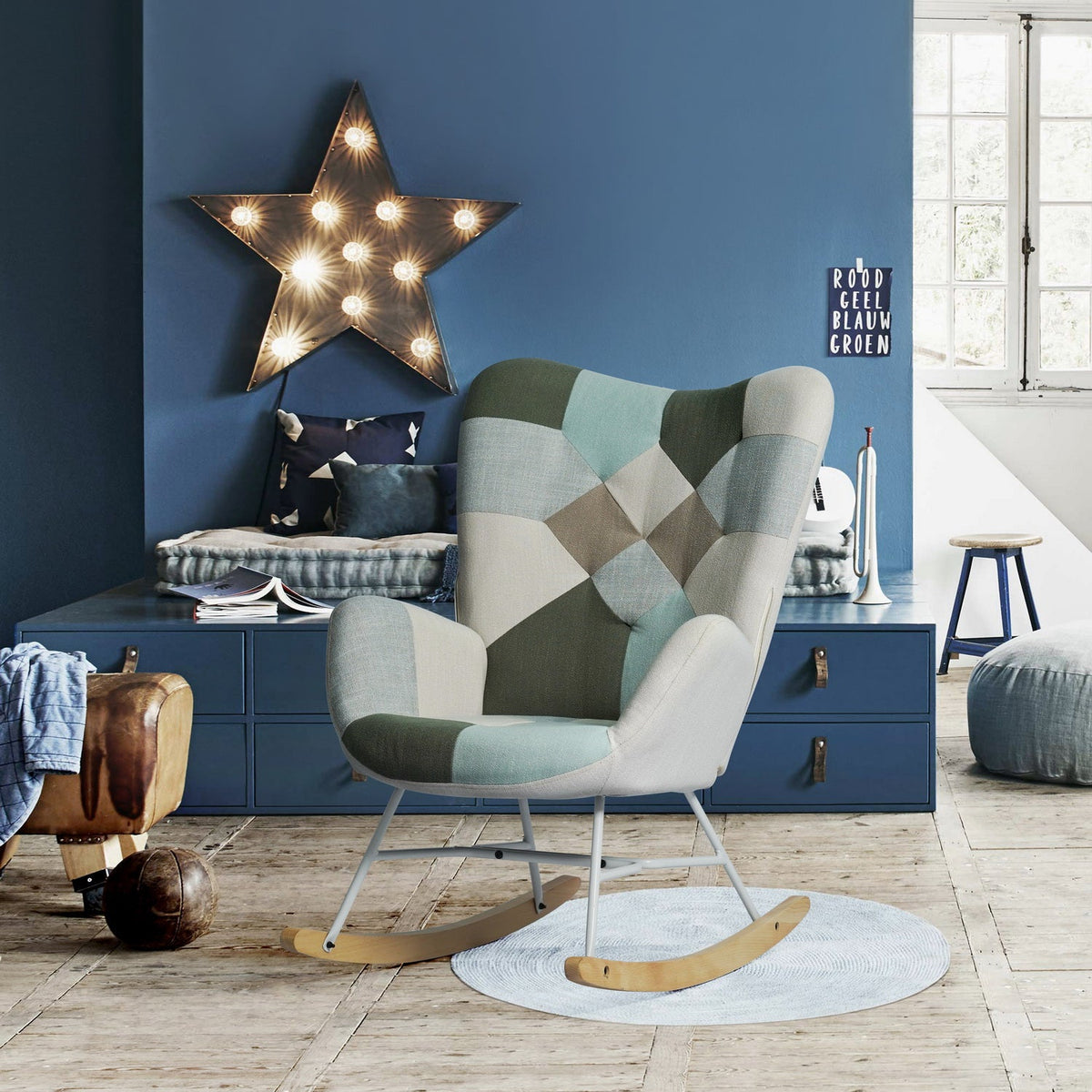 Epping Joint Fabric Rocking Chair
