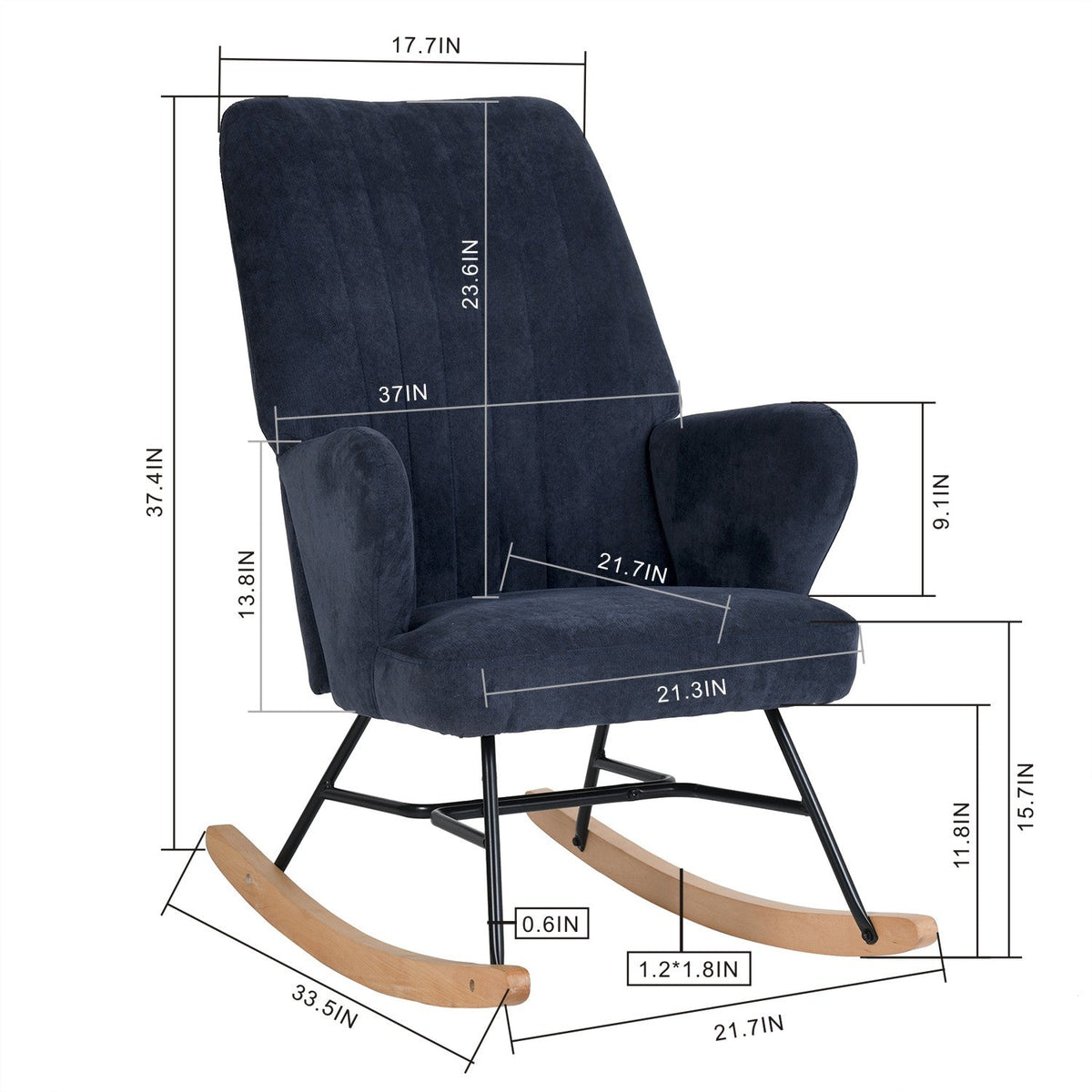 Erskine Kd Dark Blue Ukfr Accent Chairs