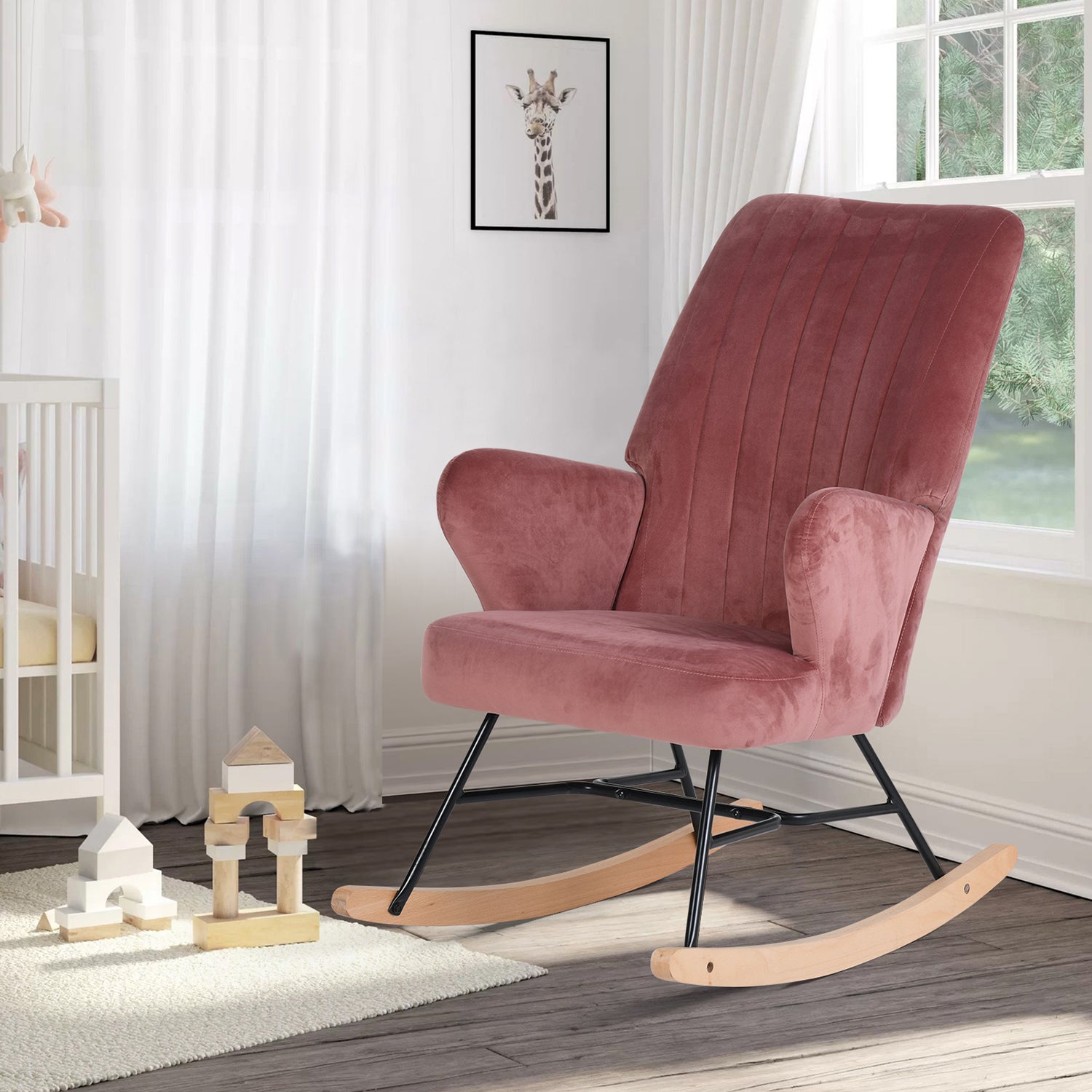 Erskine Pink Accent Chair
