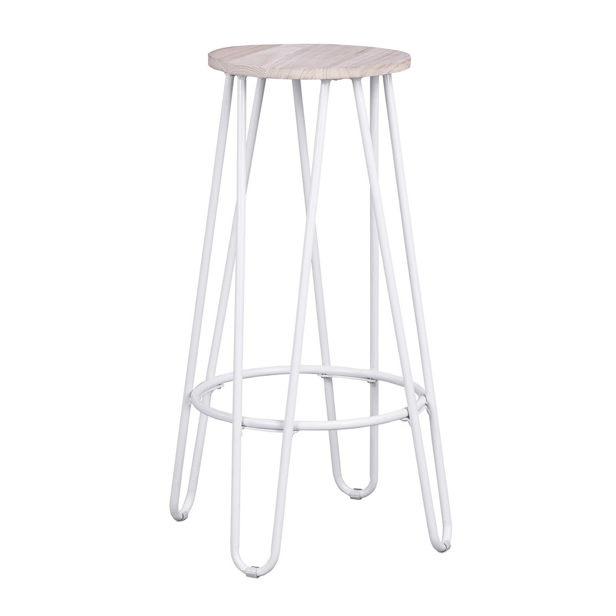 Essia Paulownia Wood Bar Stool