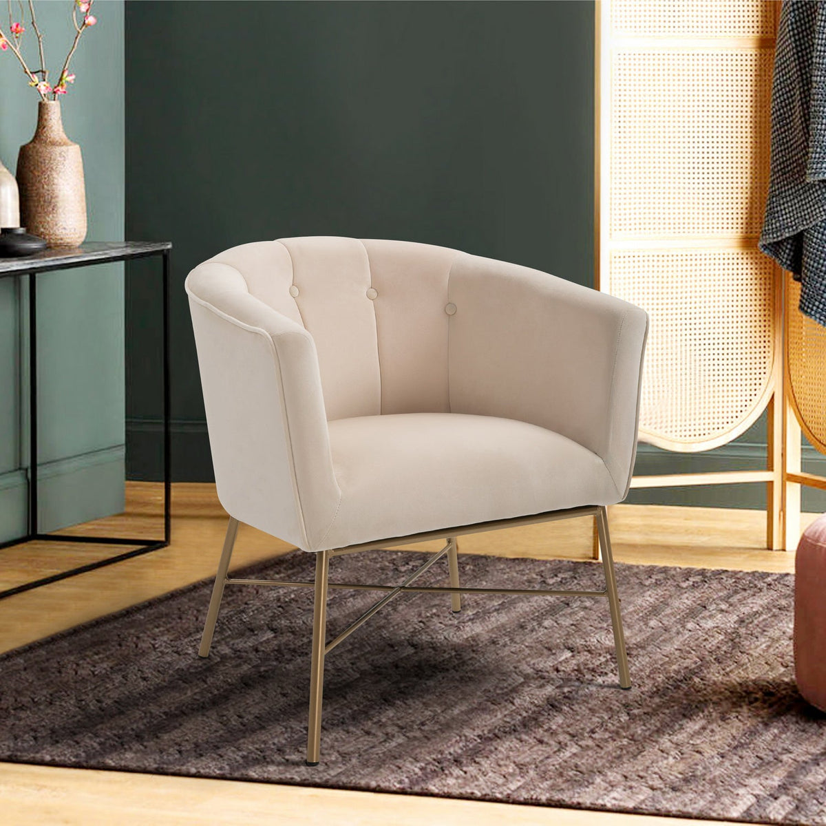 Falette Beige Accent Chairs