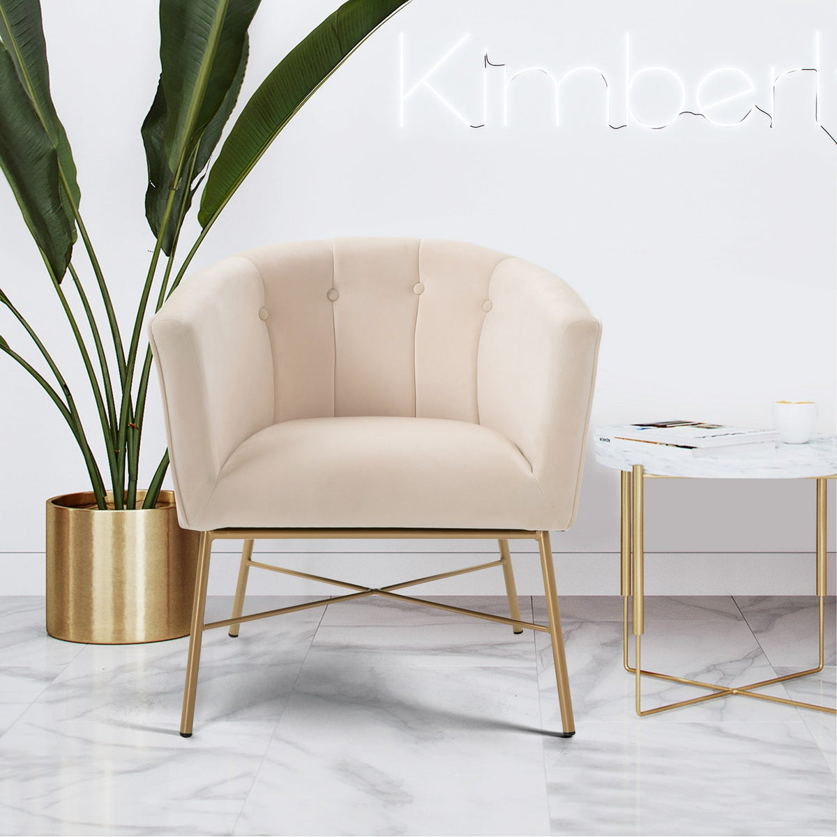 Falette Beige Accent Chairs