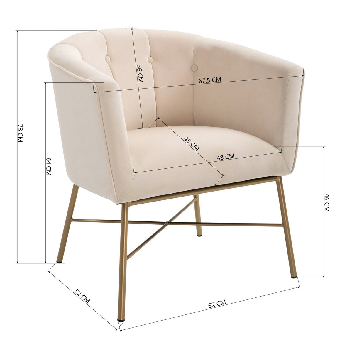 Falette Beige Accent Chairs