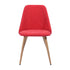 Felicio Corduroy Red Dining Chair