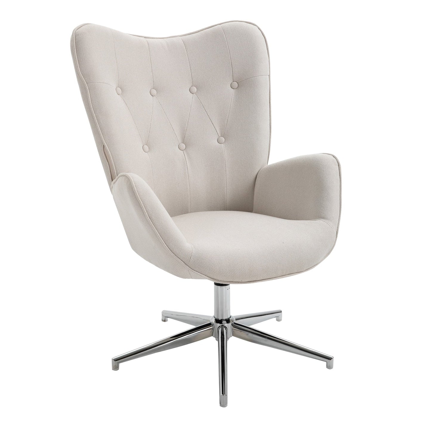 Fuchs Ivory Accent Chairs